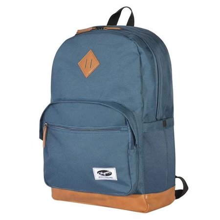 OLYMPIA INTERNATIONAL Olympia International BP-2700-BU 18 in. Element Backpack; Peacock Blue BP-2700-BU